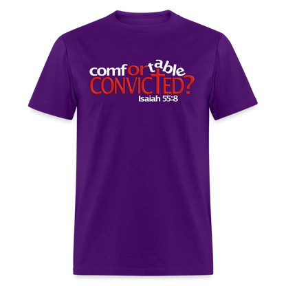 Comfortable Or Convicted - purple