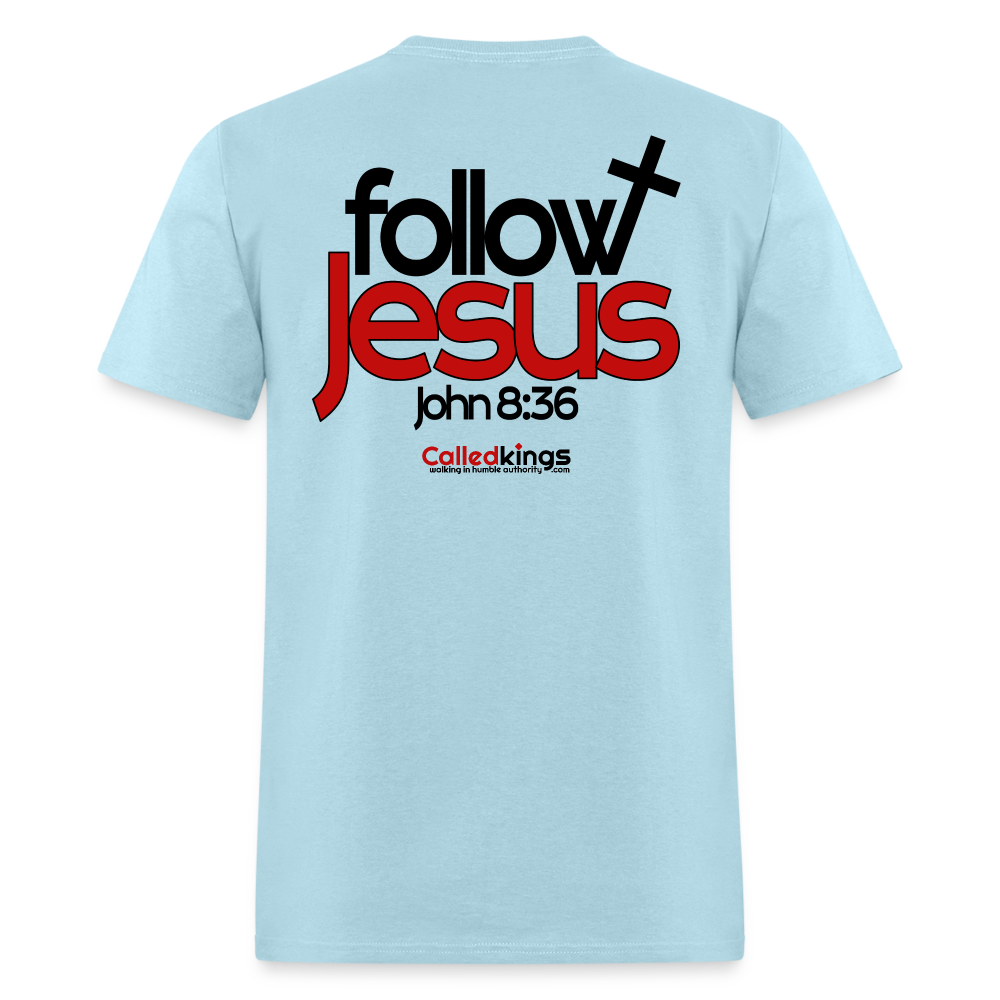WTBSF? Follow Jesus - powder blue