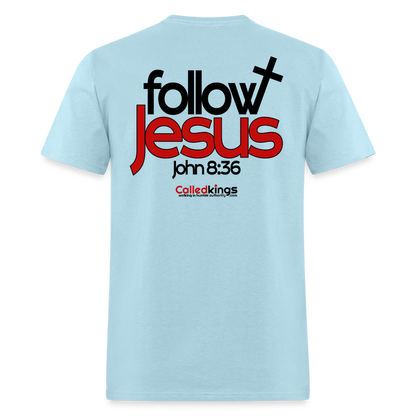WTBSF? Follow Jesus - powder blue