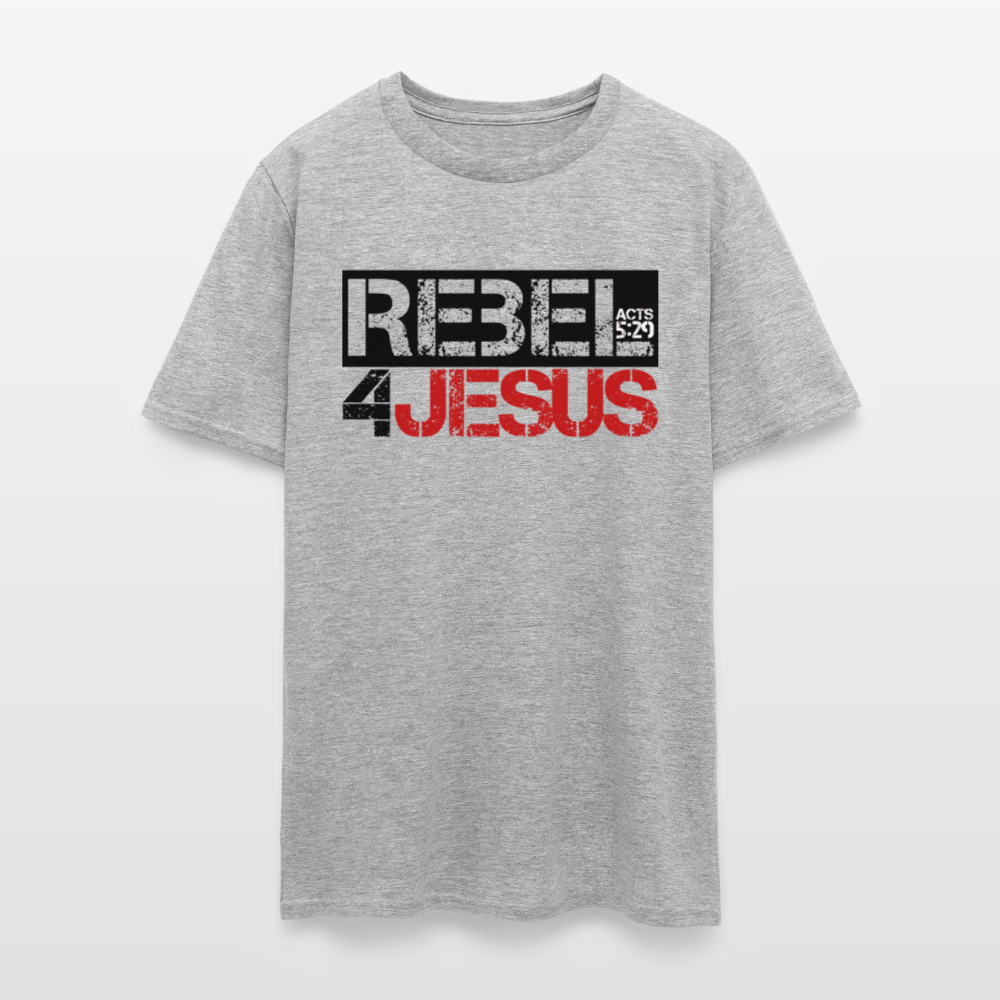 Rebel 4 Jesus - heather gray