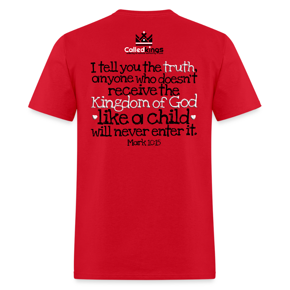 Childlike Faith - red