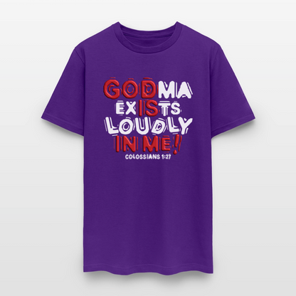 Godma Exists Loudly In Me - purple