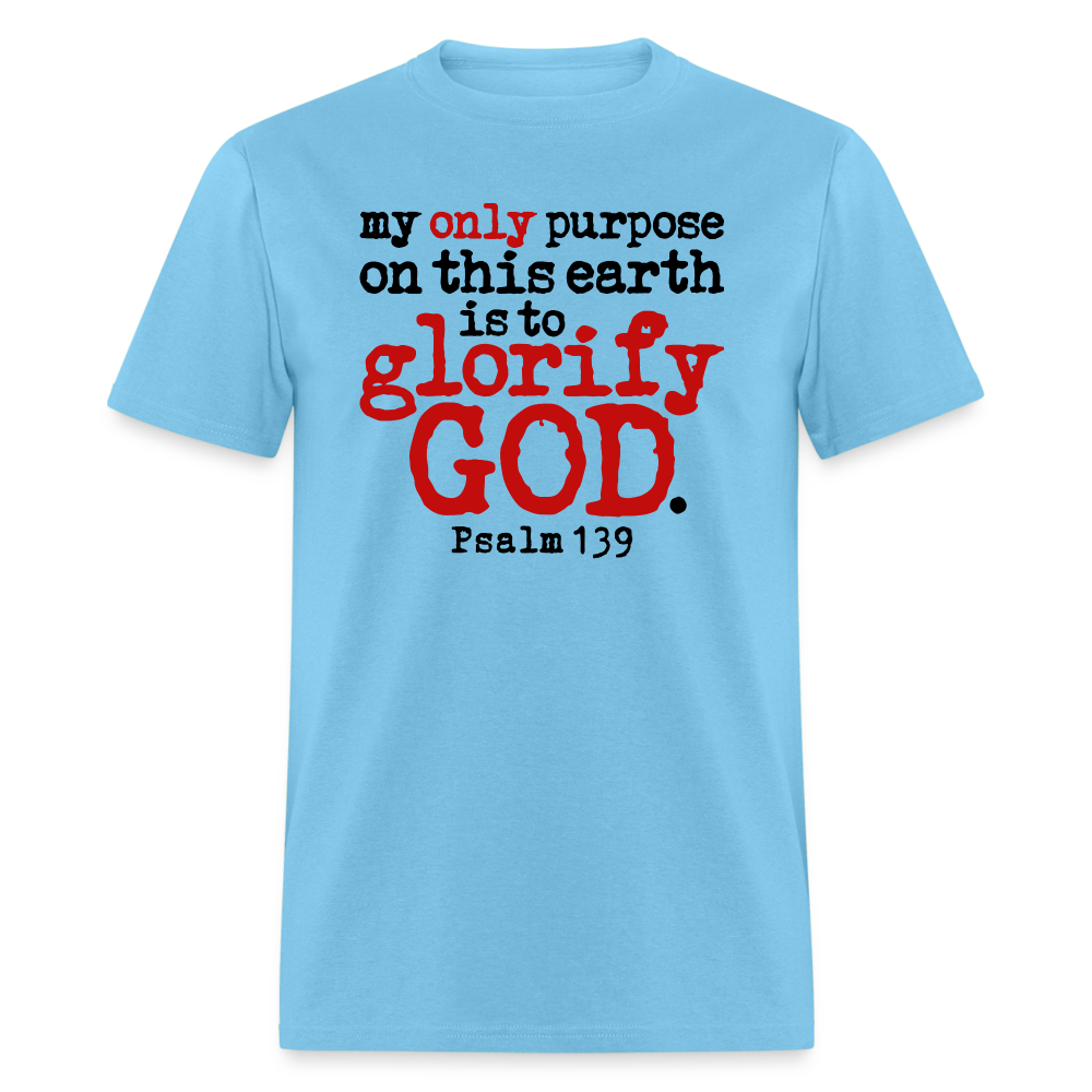 Only Purpose Glorify God - aquatic blue