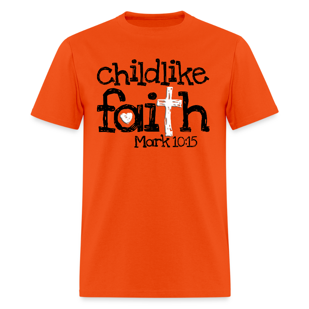 Childlike Faith - orange