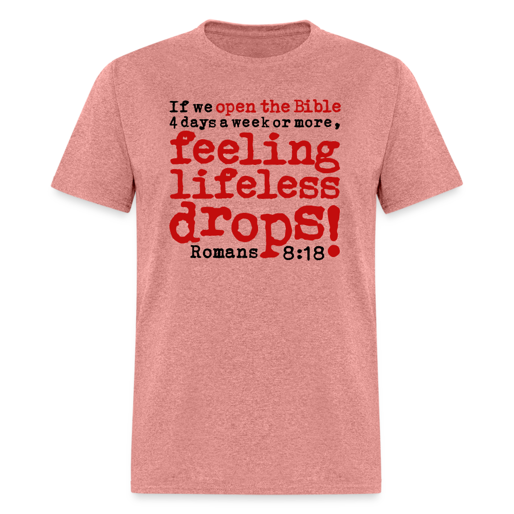 Open Bible Feeling Lifeless Drops - heather mauve