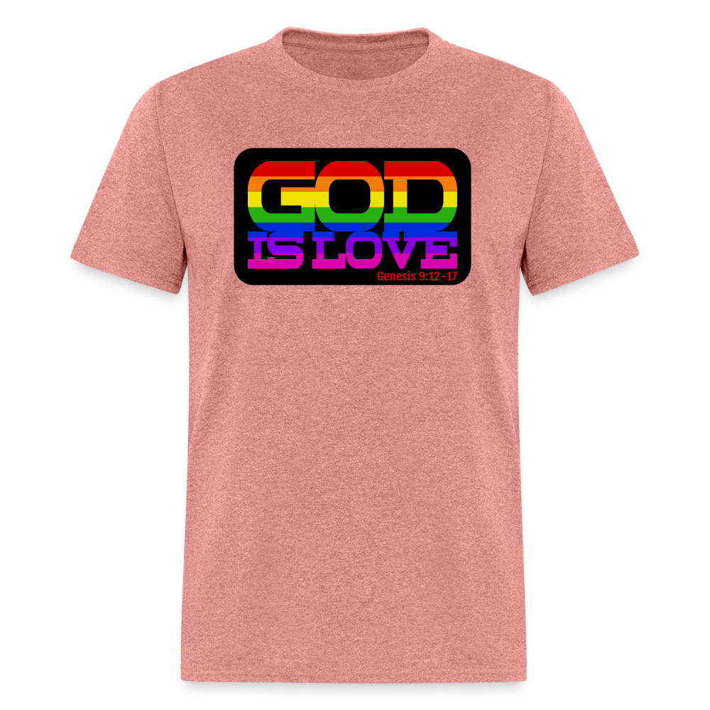 GOD is Love - heather mauve