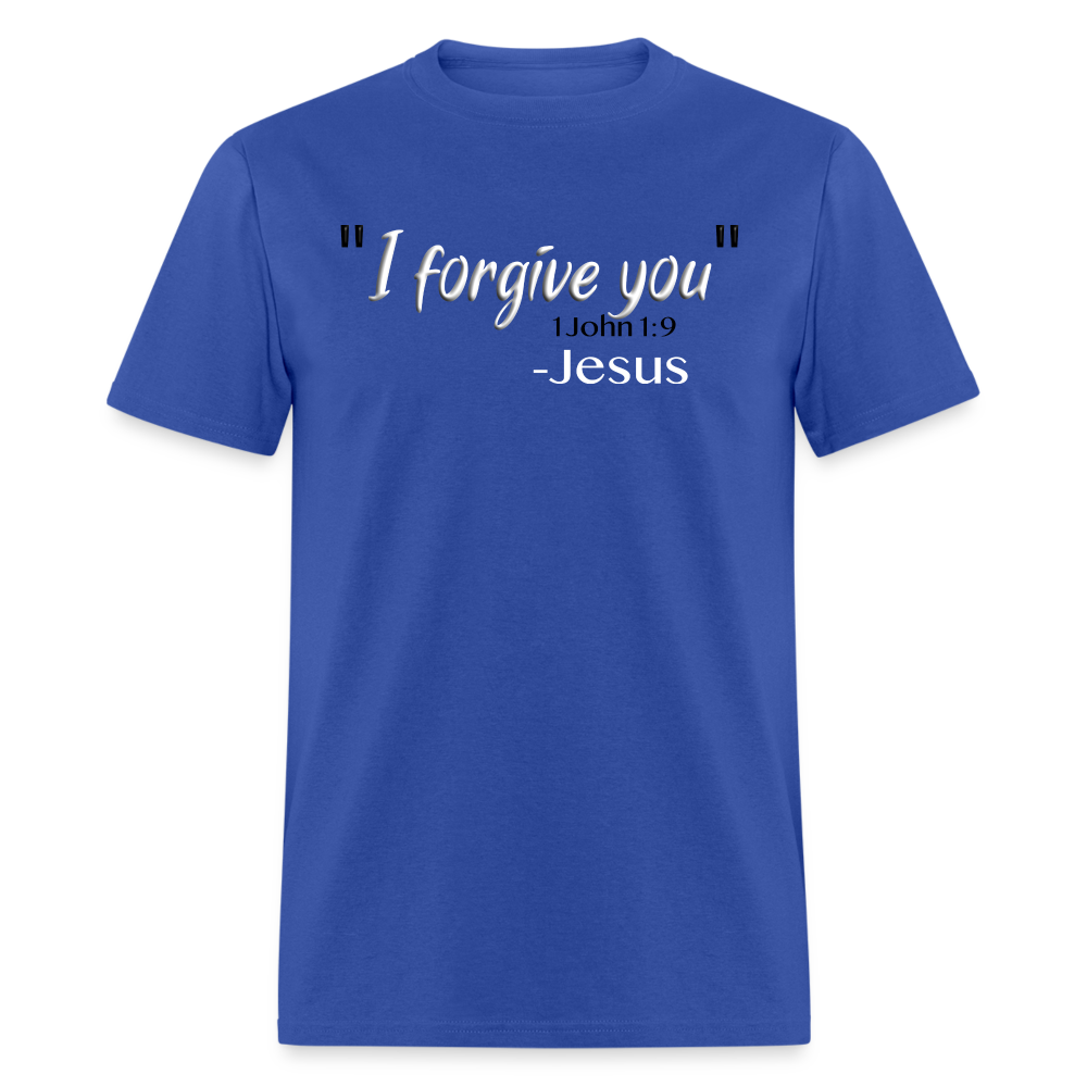 I Forgive You - royal blue