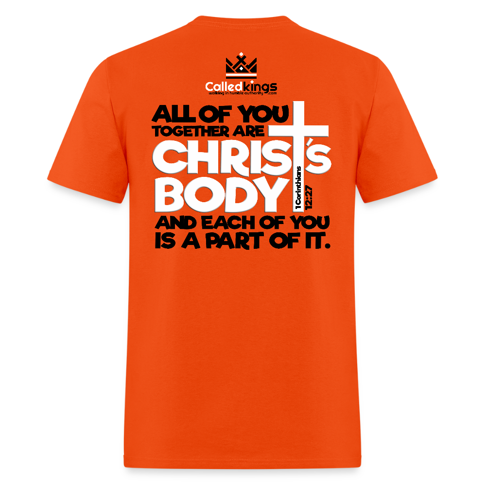 His Body His Choice - orange