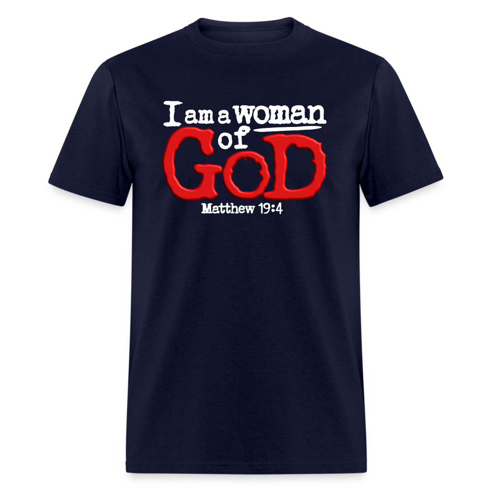 I Am a Woman of God - navy