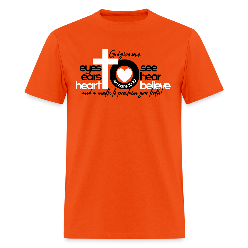 Eyes Ears Heart - orange