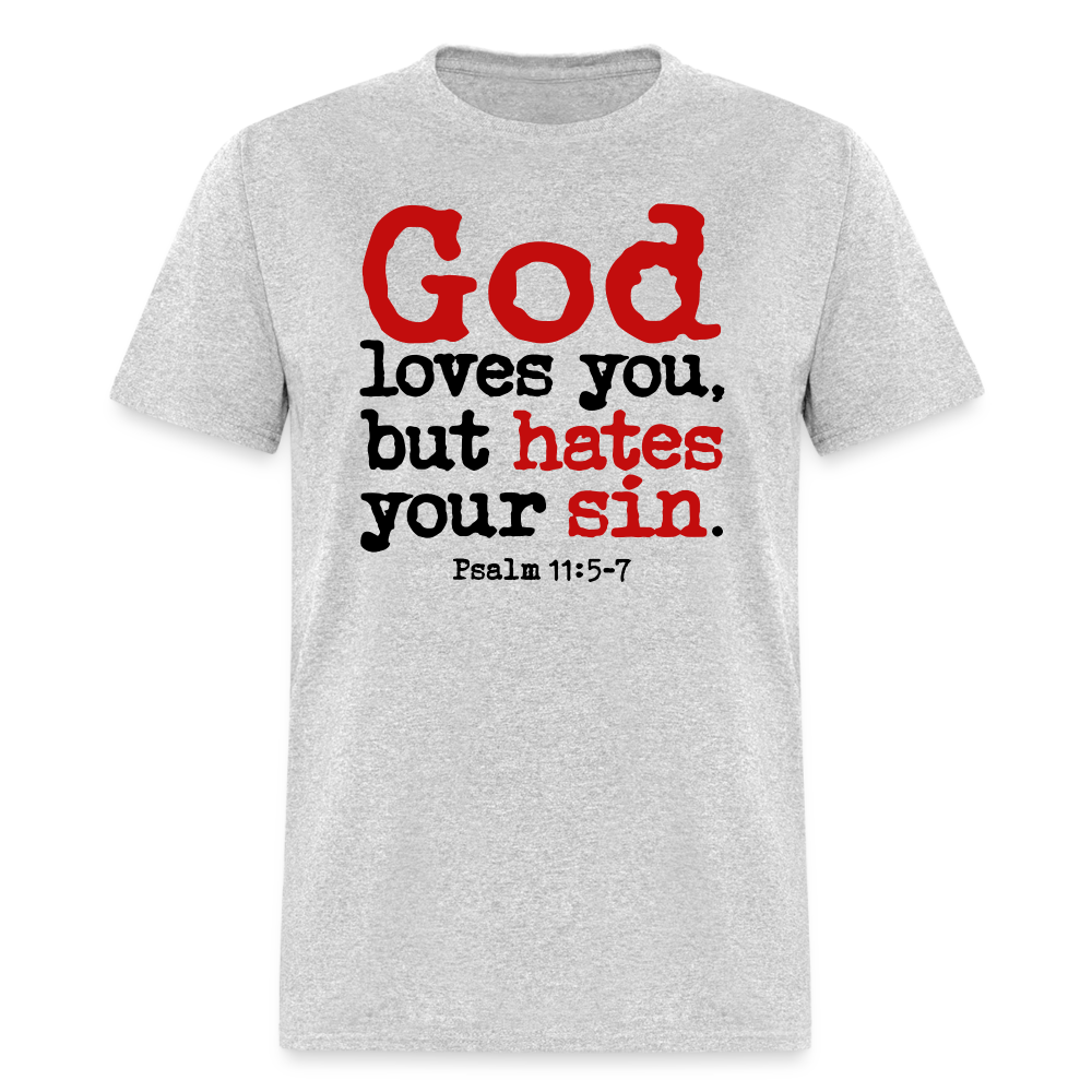 God Hates Sin - heather gray