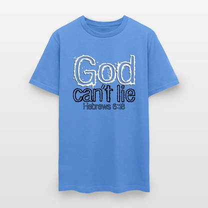God Can't Lie - carolina blue