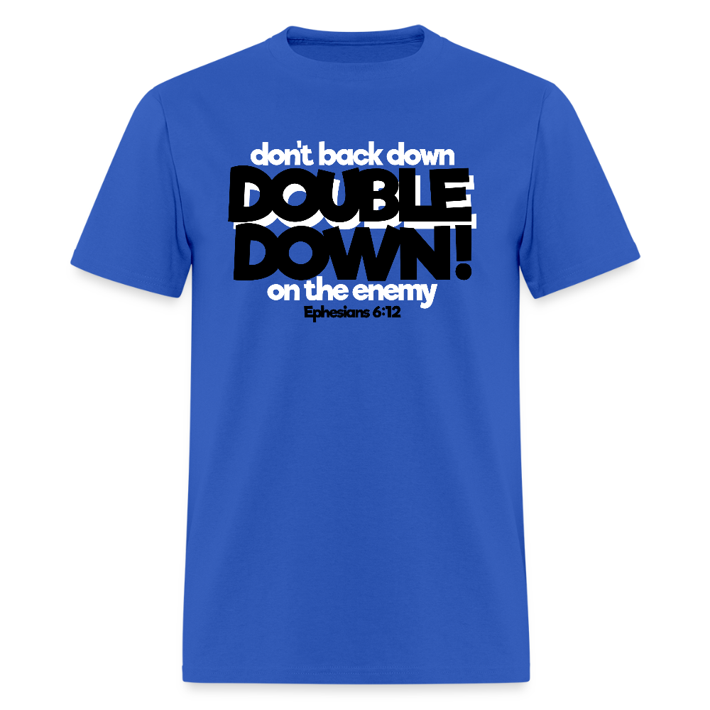 Double Down - royal blue
