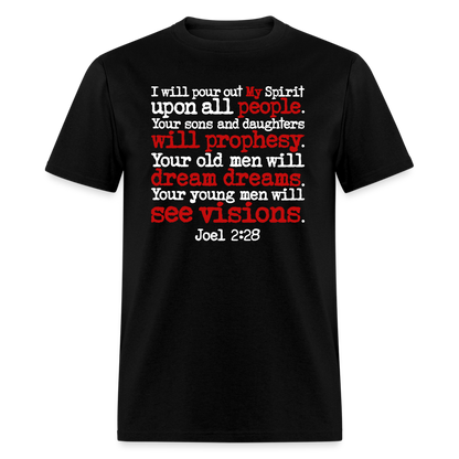 I Will Pour Out My Spirit - black