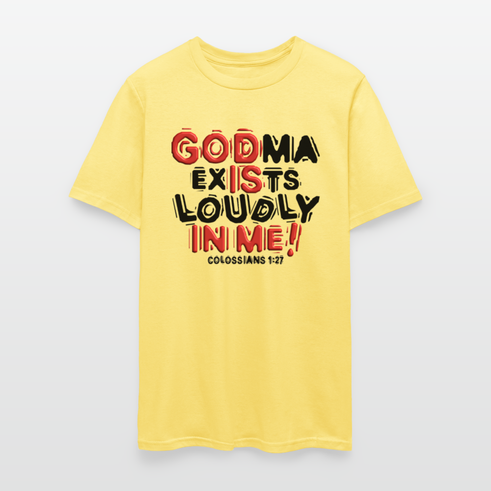 Godma Exists Loudly In Me - cornsilk
