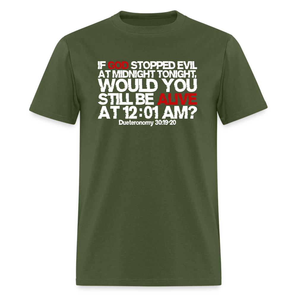 If God Stopped Evil - military green