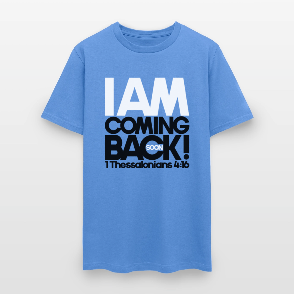 I Am Coming Back - carolina blue