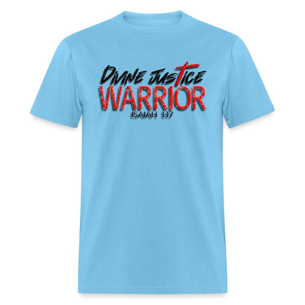 Divine Justice Warrior - aquatic blue
