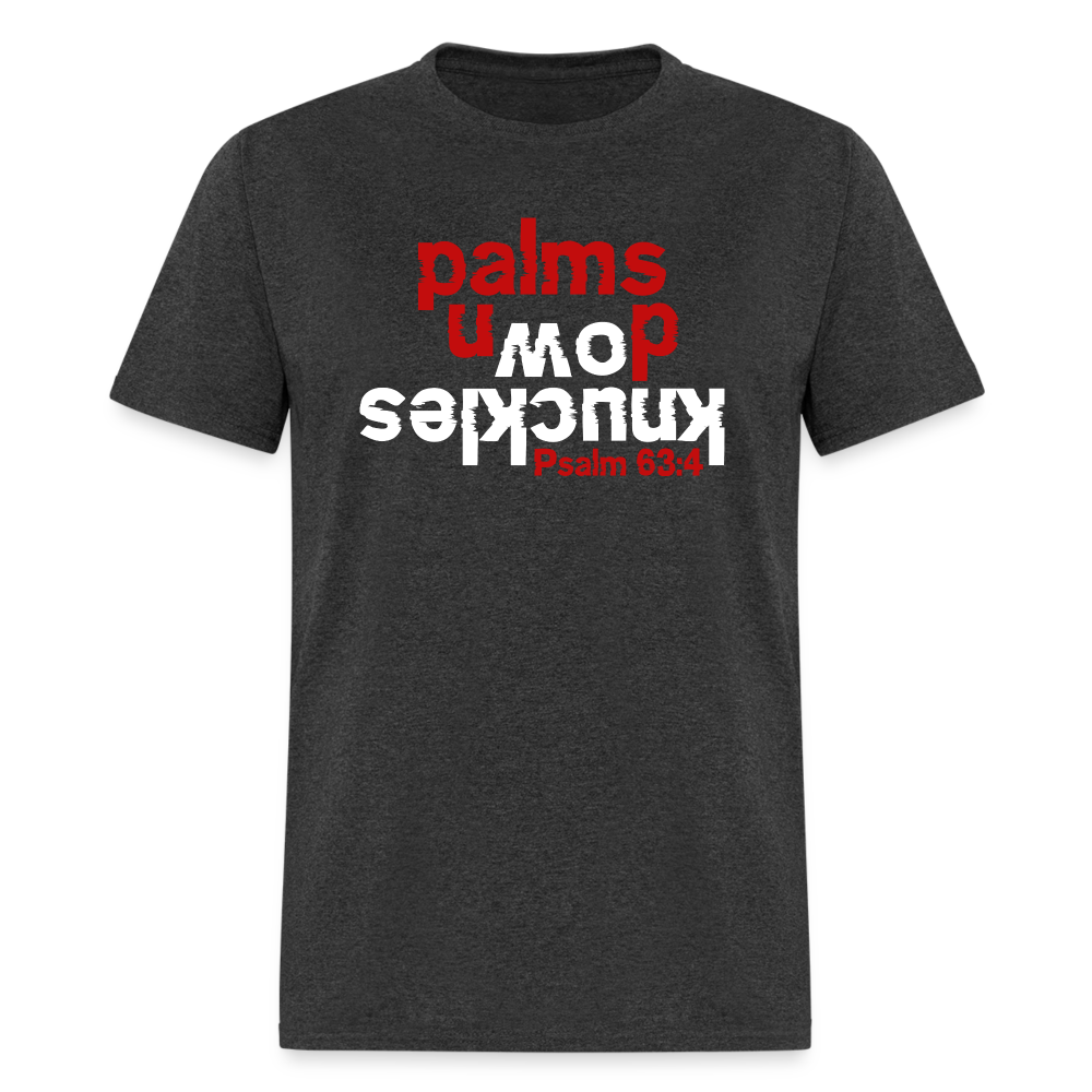 Knuckles Down Palms Up - heather black