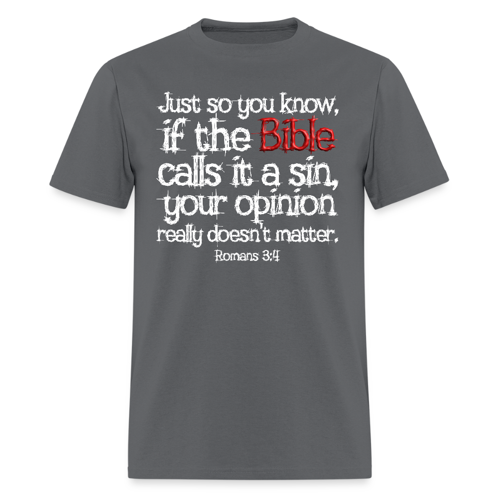 If the Bible Calls it a Sin - charcoal