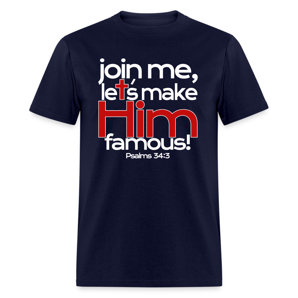 Let's Make Him Famous - navy