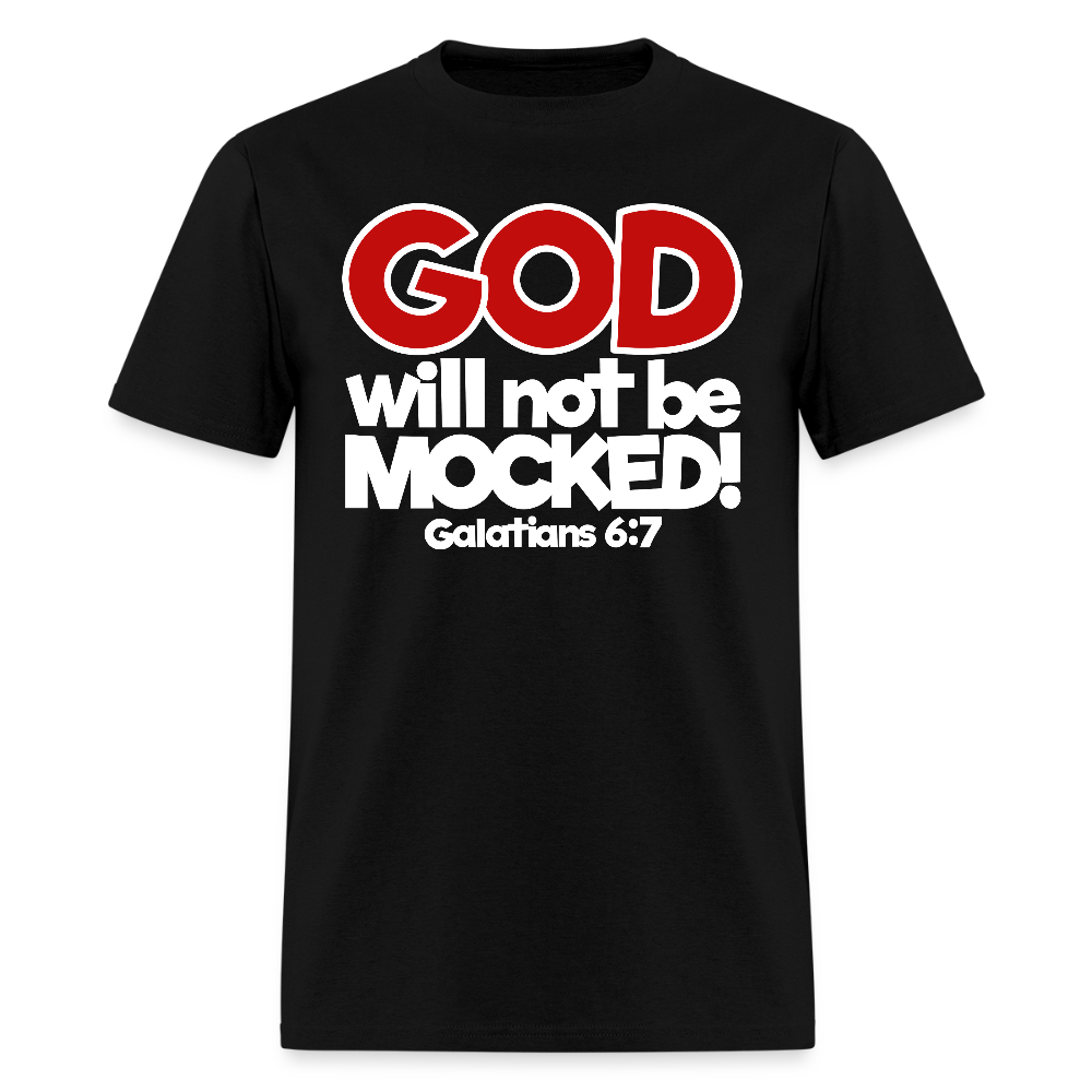 God Will Not Be Mocked - black