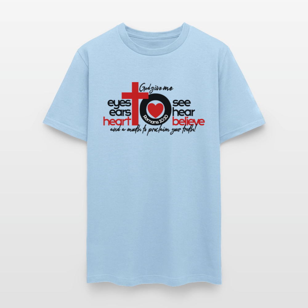 Eyes Ears Heart - powder blue