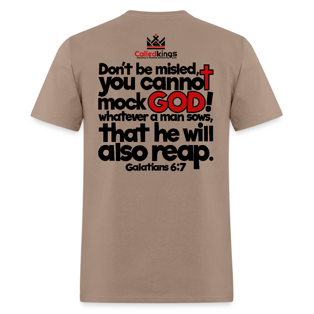 God Will Not Be Mocked - brown savana