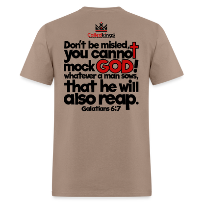 God Will Not Be Mocked - brown savana