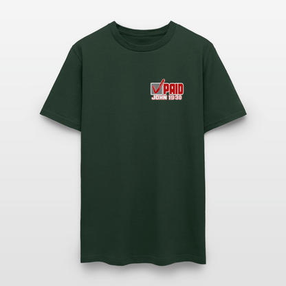 Debt Paid in Full - forest green