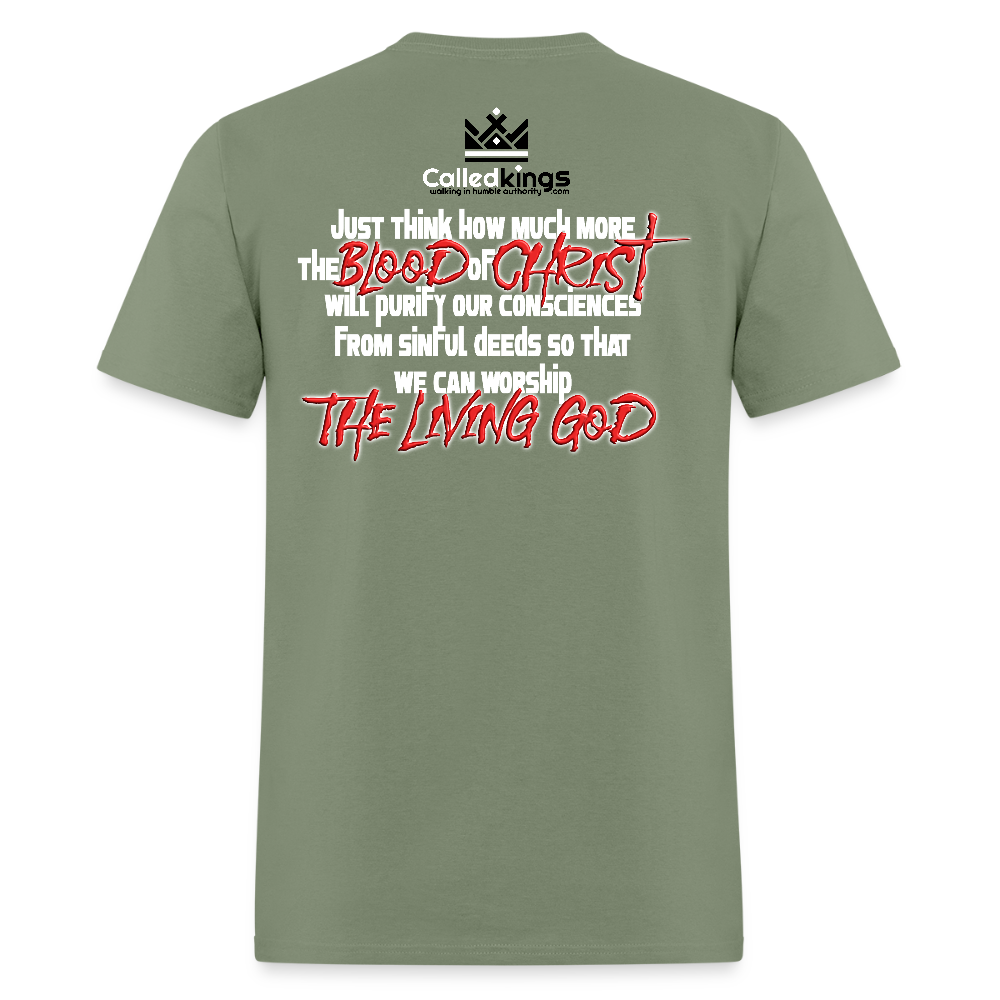 Vaccinated by the Blood - military green