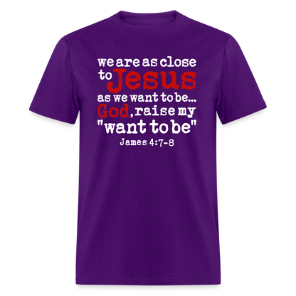 God Raise My Want To Be - purple