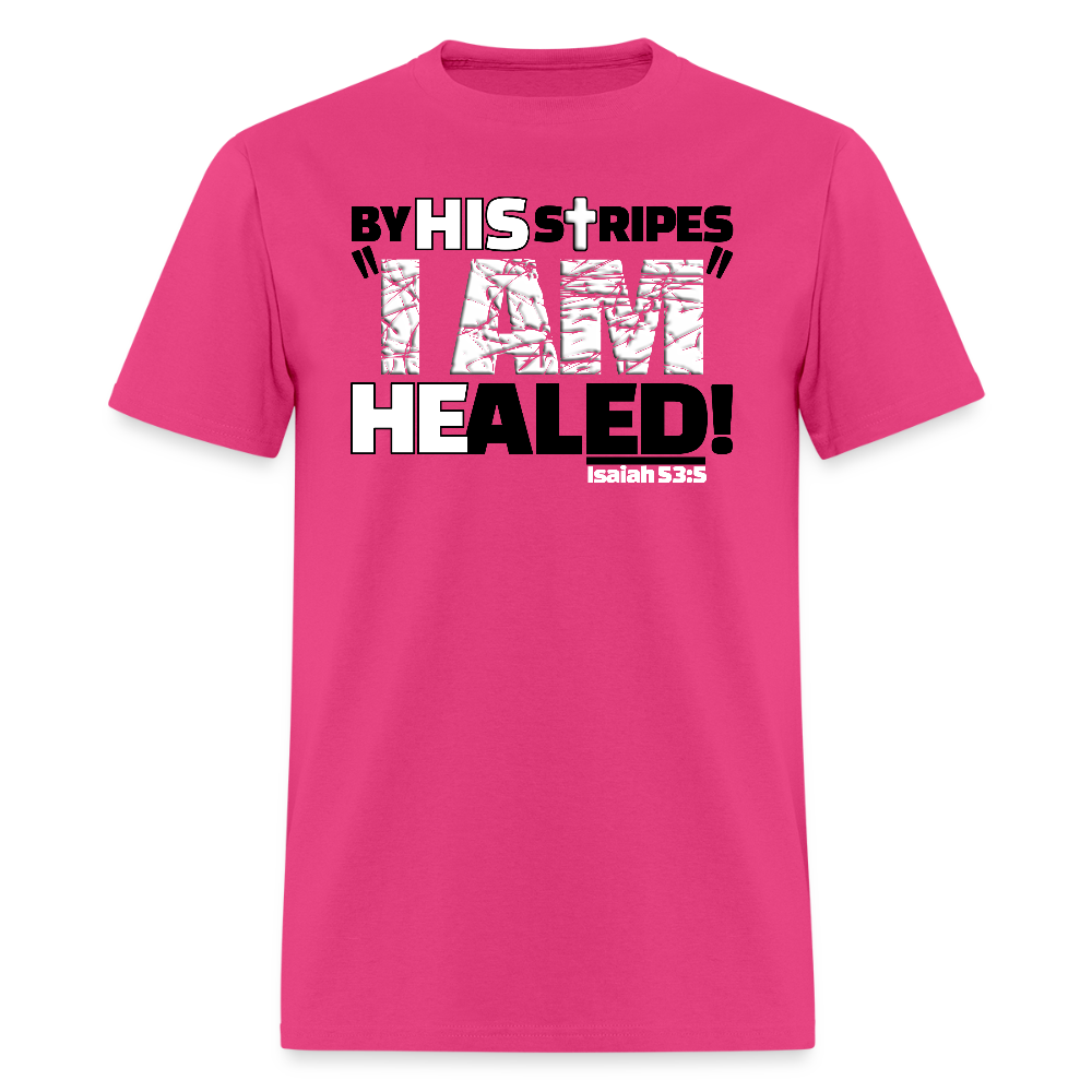 By His Stripes I Am Healed - fuchsia