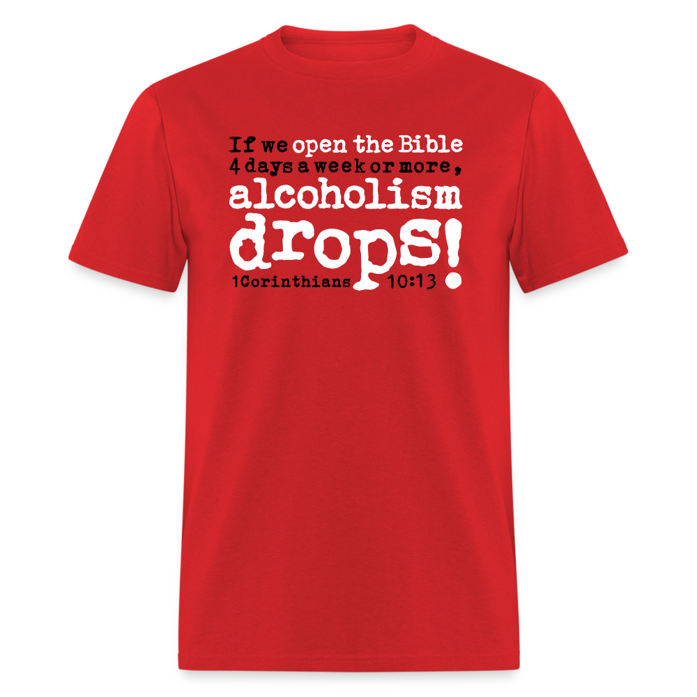Open Bible Alcoholism Drops - red