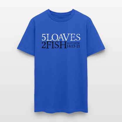 5 Loaves 2 Fish - royal blue