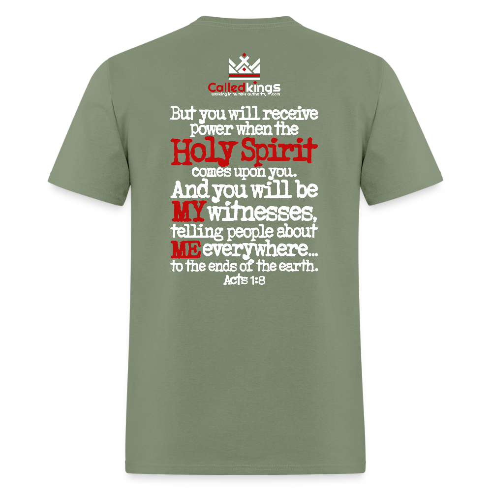 I'm His Hands His Feet - military green