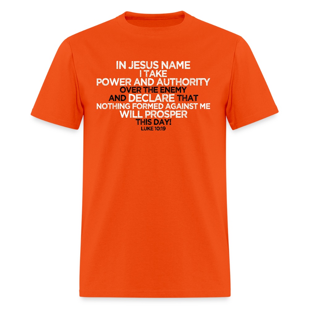 I Take Power & Authority - orange