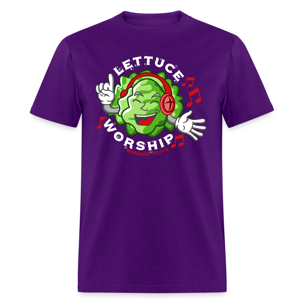 Lettuce Worship - purple