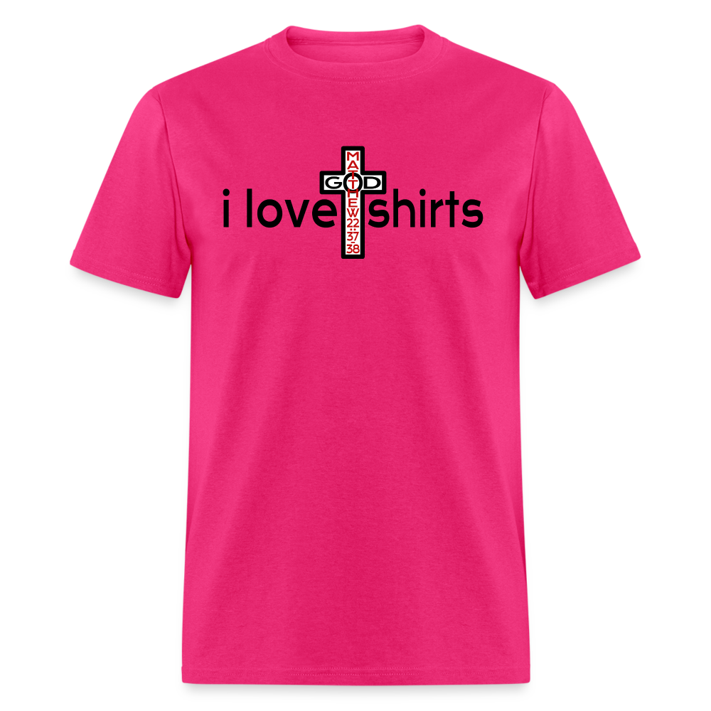 I Love T Shirts - fuchsia