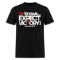 He Knows Expect Victory - black