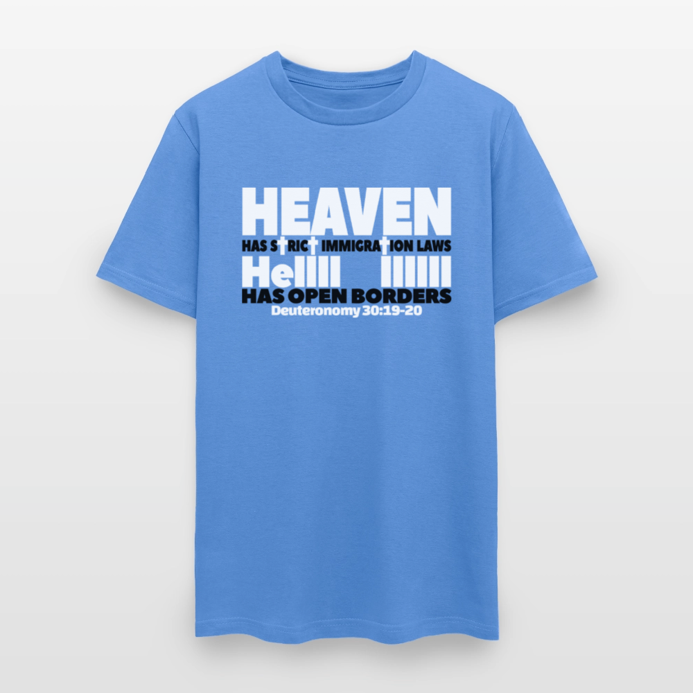 Heaven Has Strict Immigration Laws - carolina blue