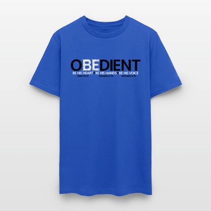 Obedient - royal blue