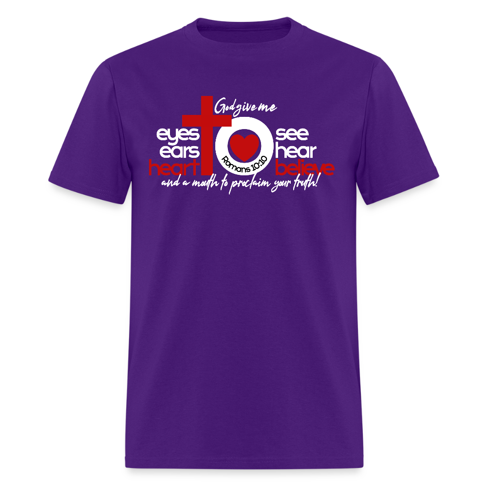 Eyes Ears Heart - purple