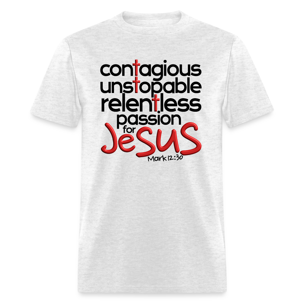 Passion for Jesus - light heather gray