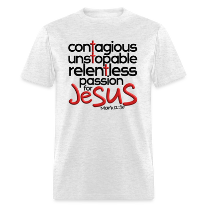 Passion for Jesus - light heather gray