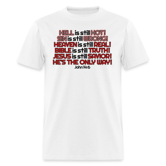 Hell Is Still Hot - white