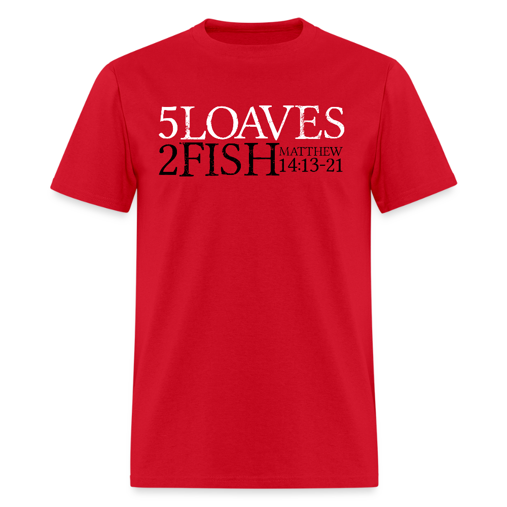 5 Loaves 2 Fish - red