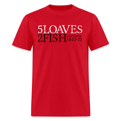 5 Loaves 2 Fish - red