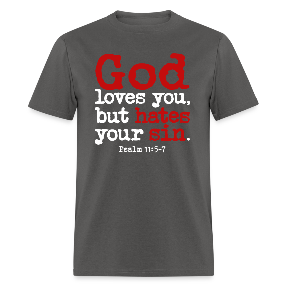 God Hates Sin - charcoal