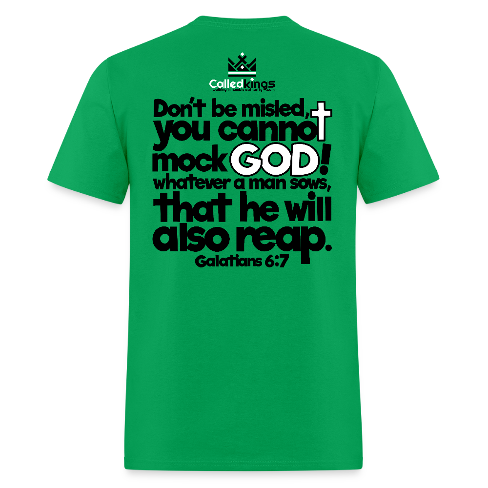 God Will Not Be Mocked - bright green